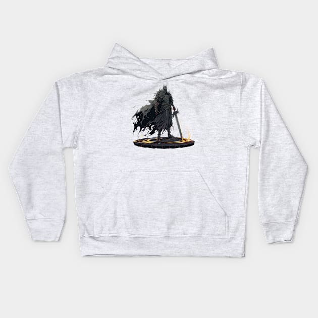 dark souls Kids Hoodie by piratesnow